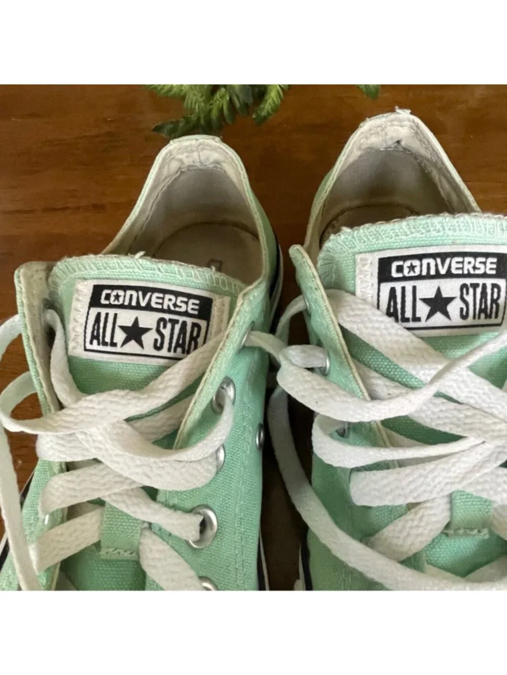 Converse Chuck Taylor All Star Low Top Sneakers Mint Green Womens 5 / Mens 7